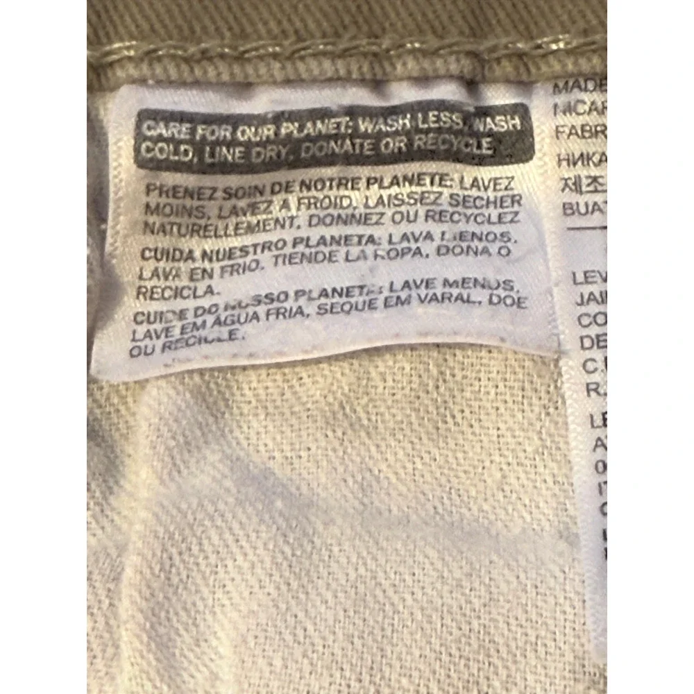 Levi's 513 Men's Slim Straight Stretch Jeans Tag 32x30 32x29 Chino Khaki Pants